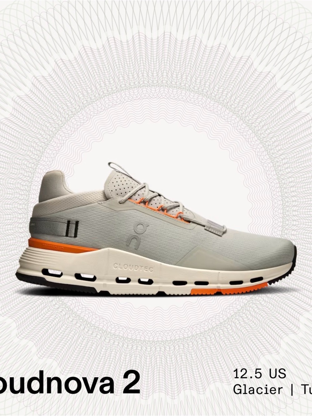 On Running Cloudnova 2 Sneaker tumeric